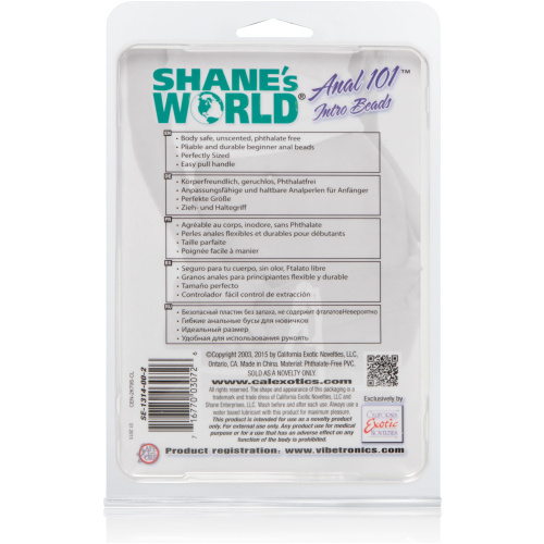 Anal 101 Intro Beads - Clear