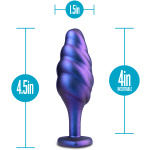 Anal Adventures Matrix - Bumped Bling Plug -  Sapphire