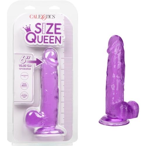 Size Queen 6 inch/15.25 Cm - Purple