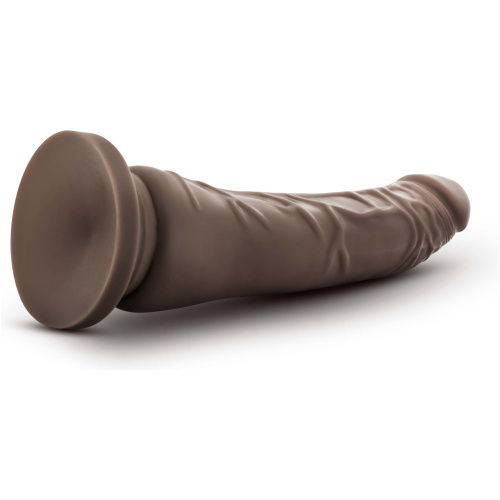 Dr. Skin Plus - 9 Inch Posable Dildo - Chocolate