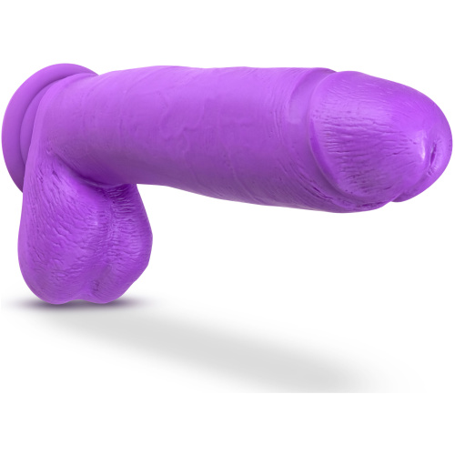 Neo - 10 Inch Dual Density Dildo - Neon Purple