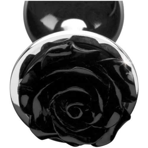 Black Rose Anal Plug - Small