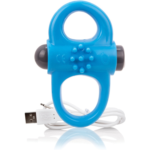 Charged Yoga Rechargeable Vibe Ring - Blue