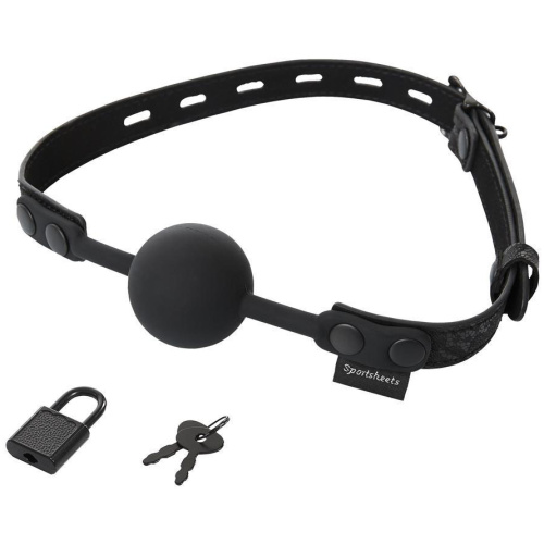 Sincerely Locking Lace Ball Gag