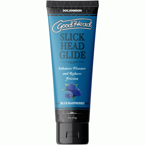 Goodhead - Slick Head Glide - Blue Raspberry -  4 Oz
