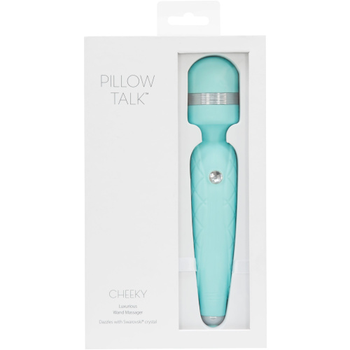 Pillow Talk Cheeky Wand With Swarovski Crystal - Teal