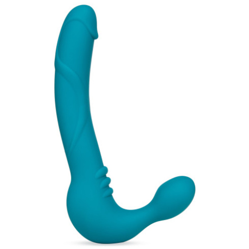 Temptasia - Luna - Strapless Silicone Dildo - Teal