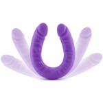 Ruse - 18 Inch Silicone Slim Double Dong - Purple