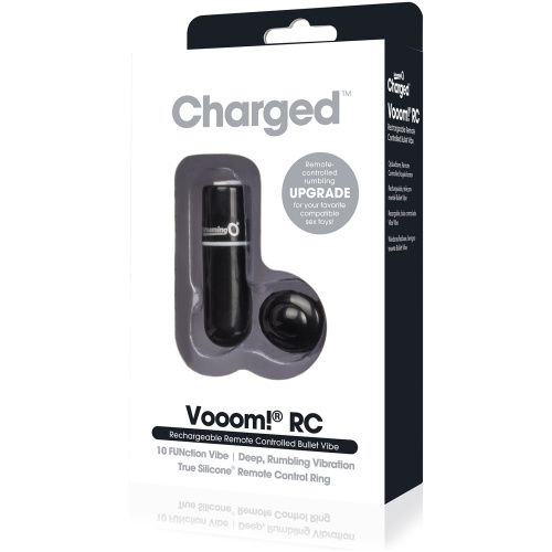 Charged Vooom Remote Control Bullet - Black