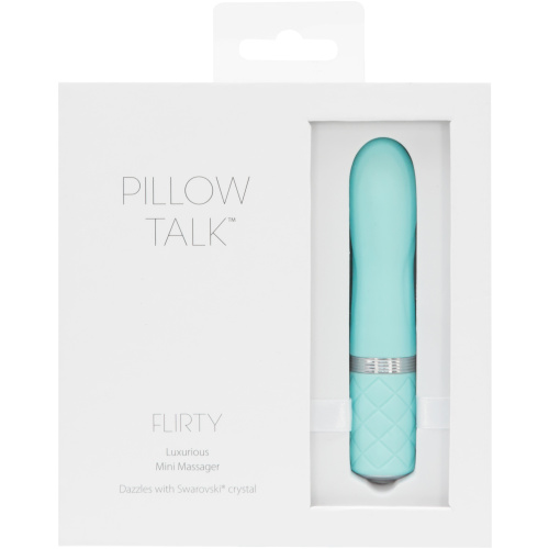 Pillow Talk Flirty Vibe  With Swarovski Crystal - Teal