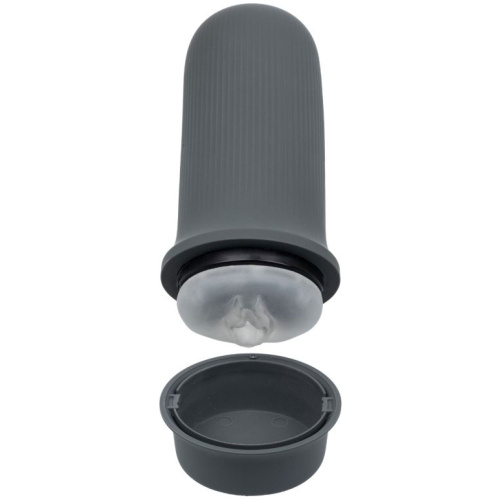 Milk Master Grip-N-Stroke Pussy - Grey