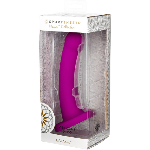 Nexus Collection - Galaxie - 7 Inch Silicone Dildo - Plum