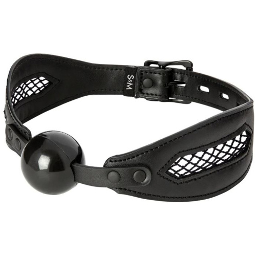 Sex and Mischief Fishnet Ball Gag
