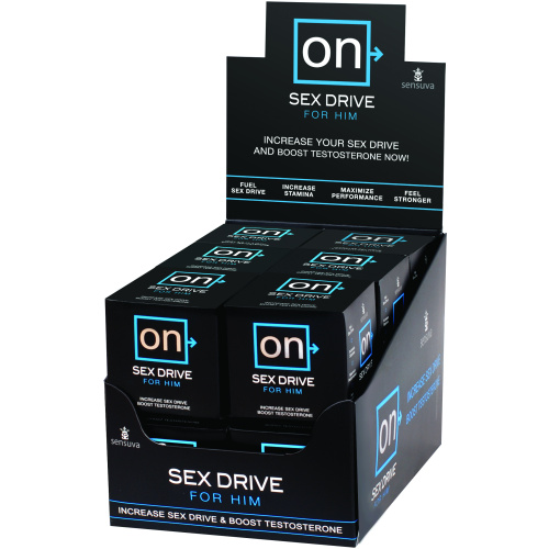 On Sex Drive for Him - 12 Piece Display