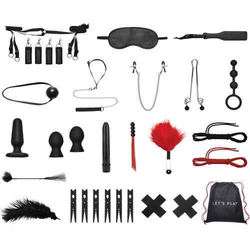 Everything You Need Bondage in-a-Box 20pc Bedspreader Set
