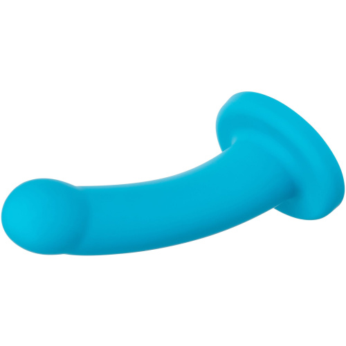 Nexus Collection - Hux - 7 Inch Silicone Dildo - Turquoise