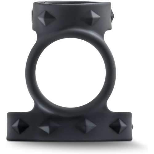 Performance - Vs8 - Silicone Double Cock & Ball Strap - Black