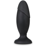 Anal Adventures - Platinum - Silicone Rocket Plug - Black