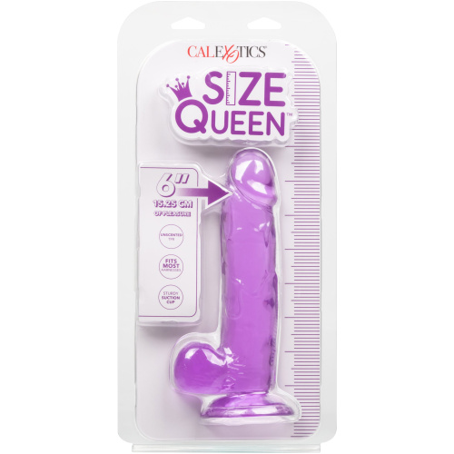 Size Queen 6 inch/15.25 Cm - Purple