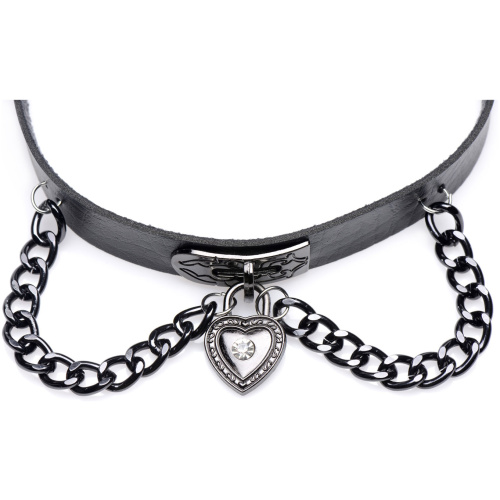 Gothic Heart Chain Choker