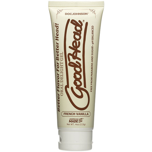 Goodhead - Oral Delight Gel - 4 Oz Tube - French  Vanilla
