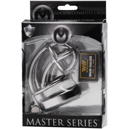 Captus Locking Stainless Steel Chastity Cage