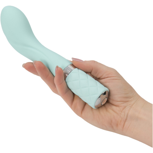 Pillow Talk Sassy G-Spot Vibe With Swarovski Crystal - Teal