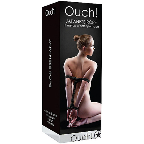 Japanese Rope 5 Meters of Soft Nylon Rope - Black