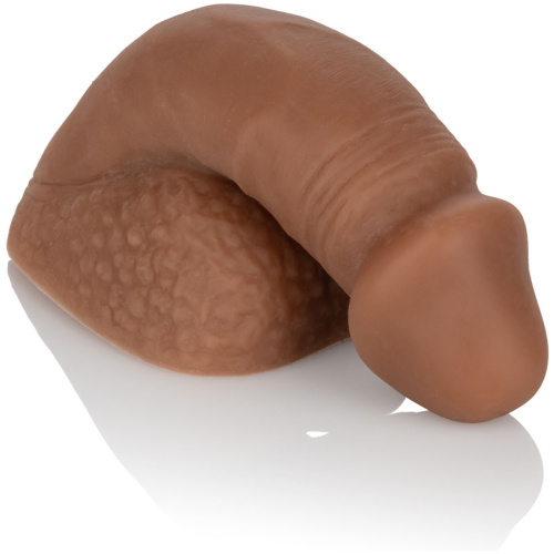 Packer Gear 4" Silicone Packing Penis -Brown