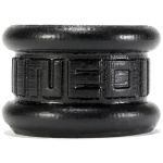 Neo 1.25 Inch Short Ball Stretcher Squishy Silicone - Smoke Black