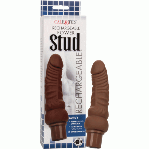 Rechargeable Power Stud Curvy - Brown