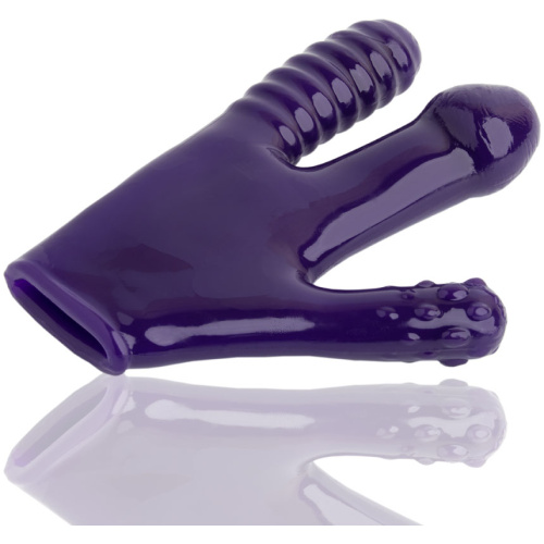 Claw Textured Glove - Eggplant