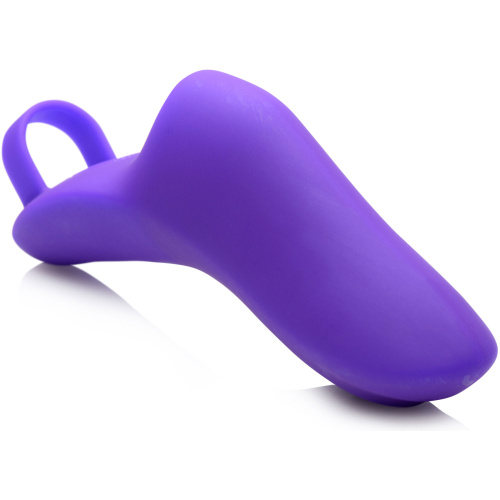 7x Finger Bang Her Pro Silicone Vibrator - Purple