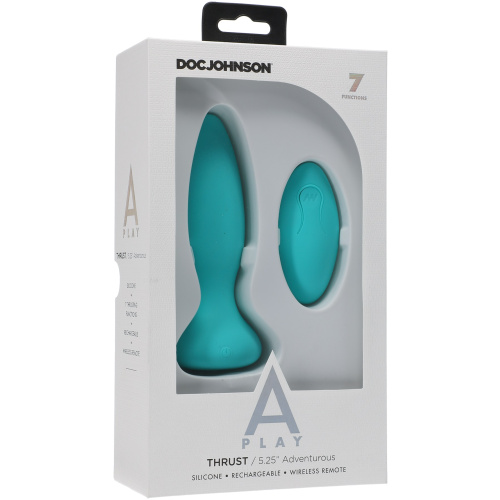 A-Play - Thrust - Adventurous - Rechargeable Silicone Anal Plug With Remote