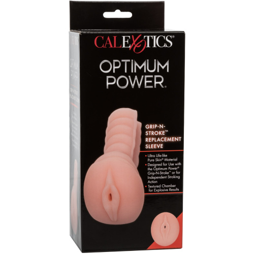 Optimum Power Grip-N-Stroke Replacement Sleeve - Ivory