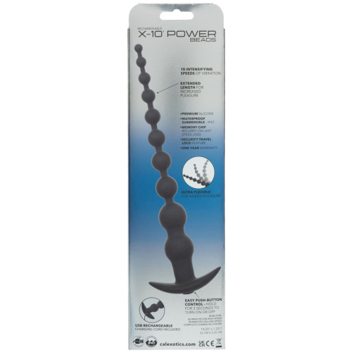 Rechargeable X-10 Power Beads - Black