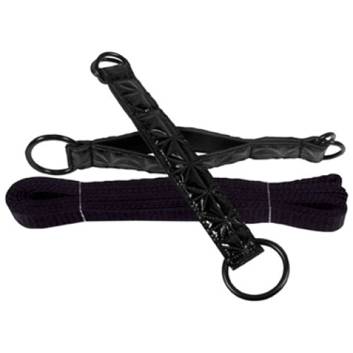 Sinful Bed Restraint Straps - Black