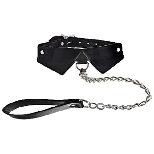 Exclusive Collar With Leash - Black