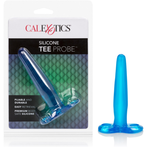 Silicone Tee Probe 4.5 Inches - Blue