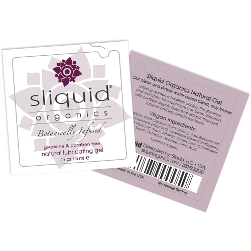 Organics Natural Gel P.O.P. - .17 Fl. Oz. - 60 Count Display