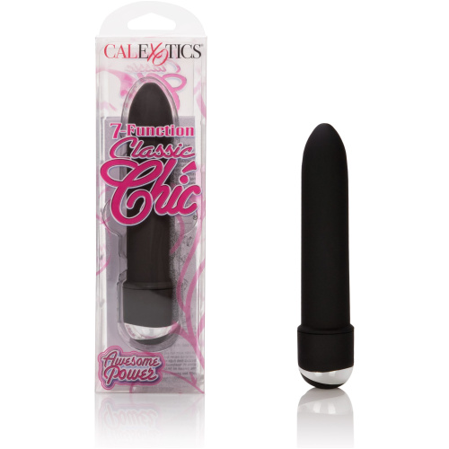 7 Function Classic Chic 4 Inches Vibe - Black