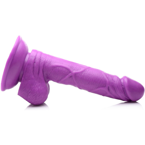 Pop Pecker 6.5 Inch Dildo With Balls - Purple