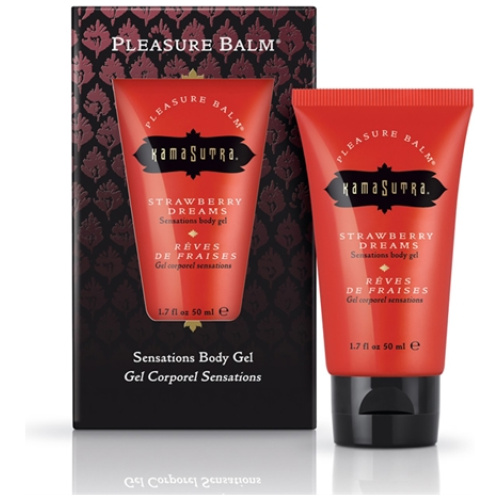 Pleasure Balm Sensations Body Gel - Strawberry  Dreams - 1.7 Fl. Oz.