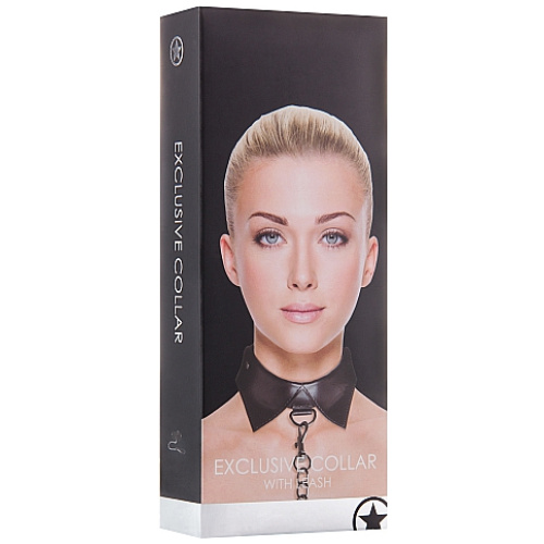 Exclusive Collar With Leash - Black