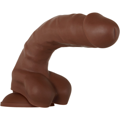 Real Supple Silicone Poseable Dark 8.25 Inch