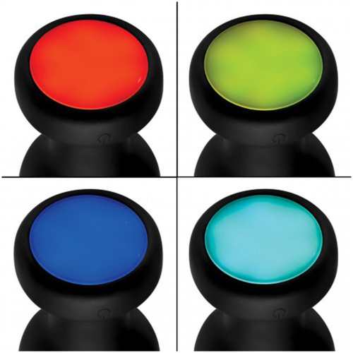 7x Light Up Rechargeable Anal Plug - Large