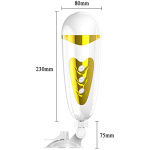 Pretty Love Sally - Vagina - White/ Gold