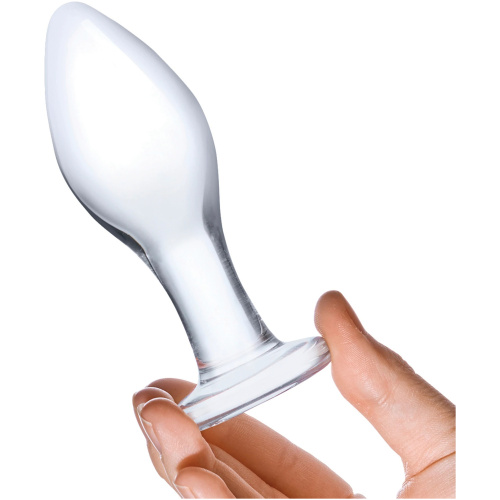 4 Inch Classic Handblown Glass Butt Plug