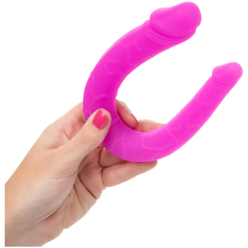 Silicone Double Dong Ac/dc Dong - Pink