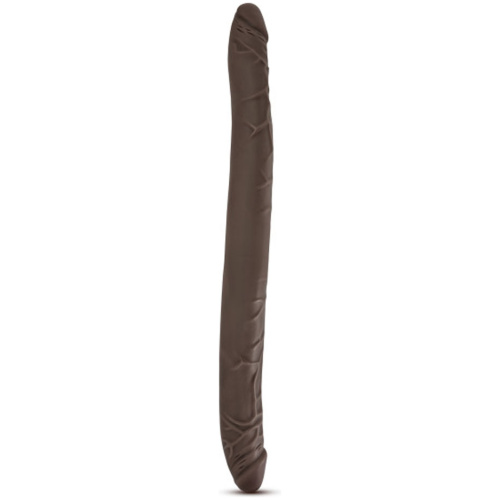 Dr. Skin - 16 Inch Double Dildo - Chocolate